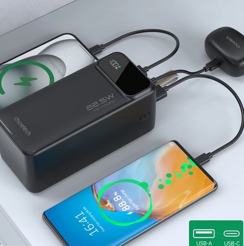Powerbank Choetech B732 50Ah 22,5W Pd I Qc Usb-A / Usb-C Czarny