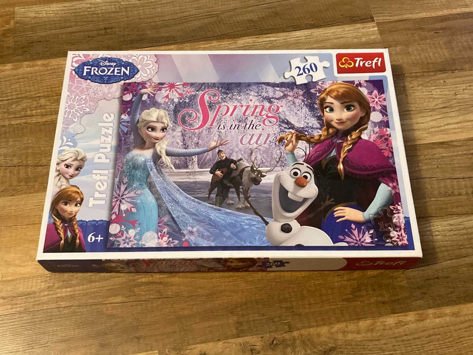 Puzzle Kraina Lodu Frozen Elsa Anna 260 elementów Trefl układanka