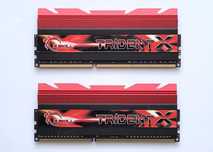 4x4 GB RAM DDR3 G.Skill TridentX, 2400MHz, CL10 (F3-2400C10D-8GTX)