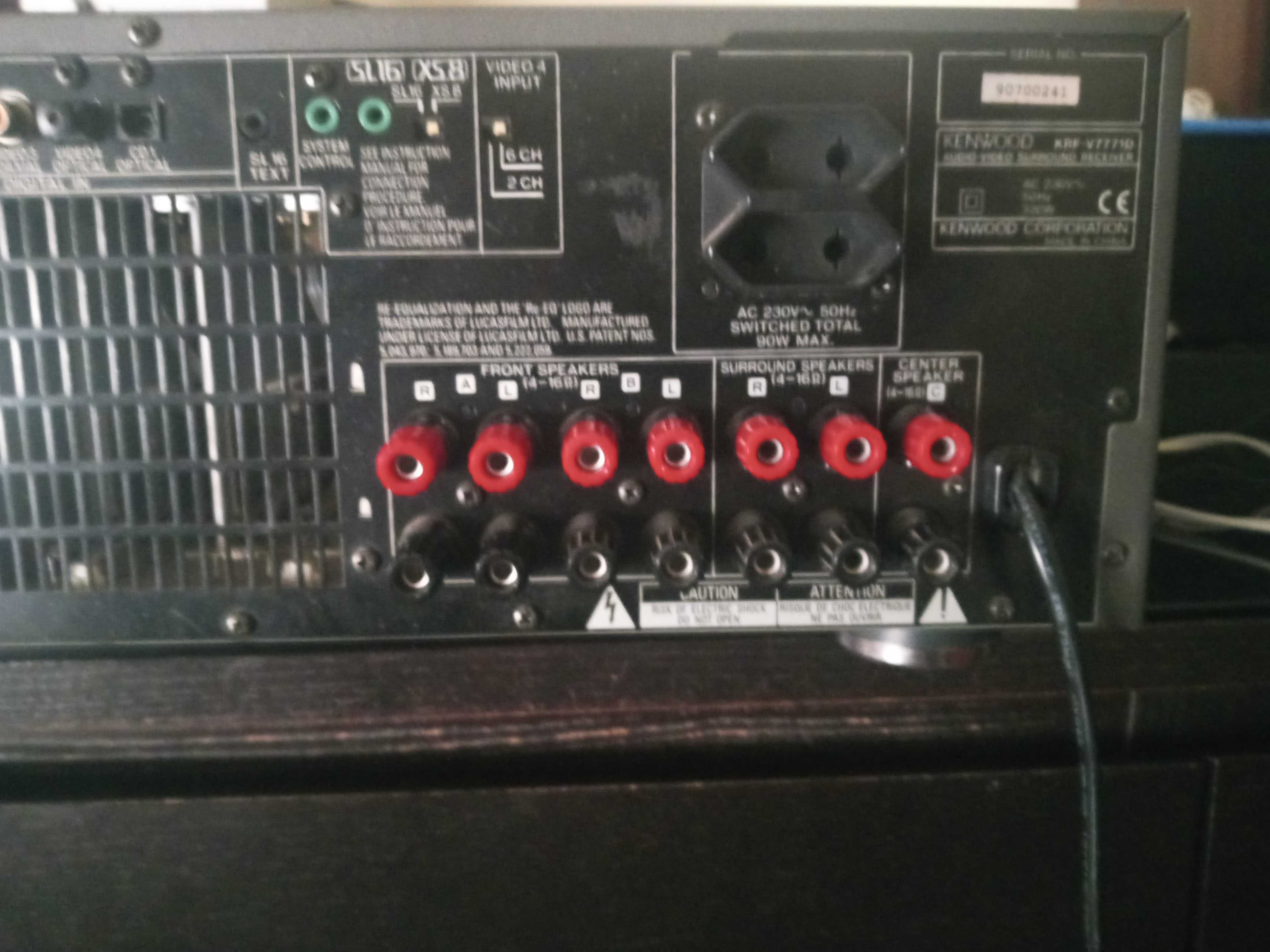 Amplificador Kenwood 5.1 KRF-V7771D
