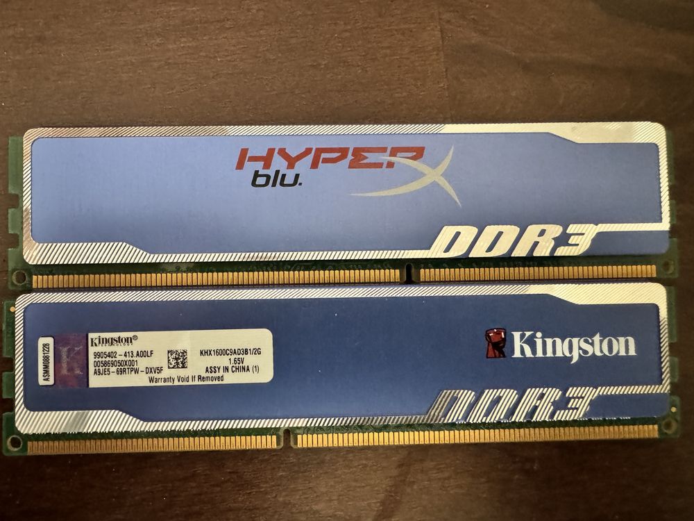 Оперативна памʼть KINGSTON DDR3/2Gb/1600MHz