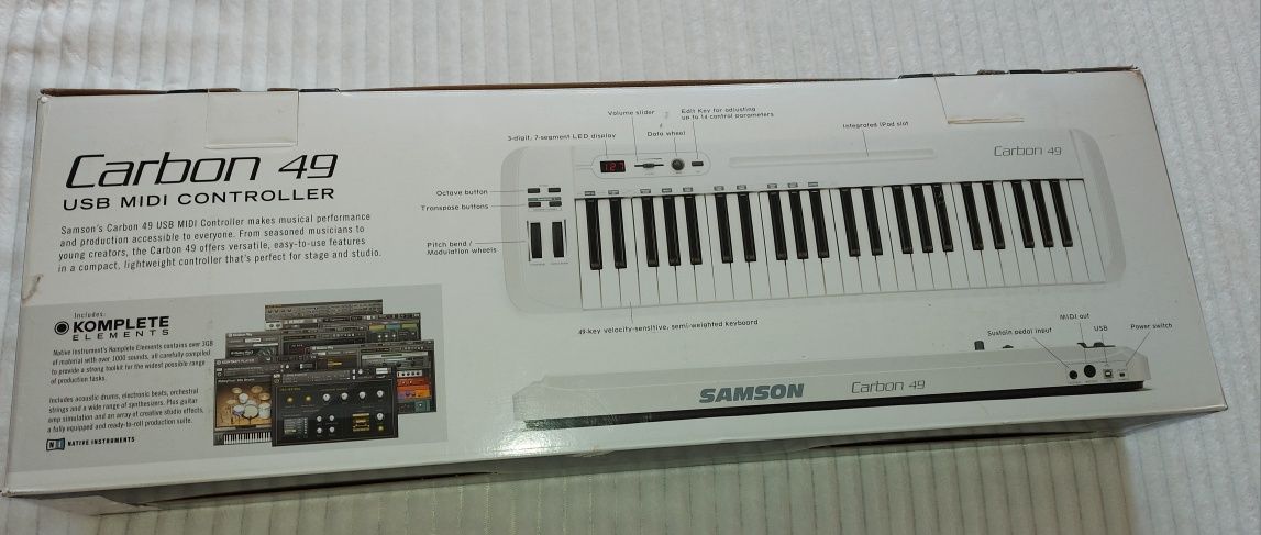 Teclado Carbon 49 USB Midi Controller