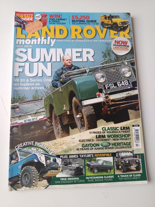 Revistas land rover cada 4 por 5 euros