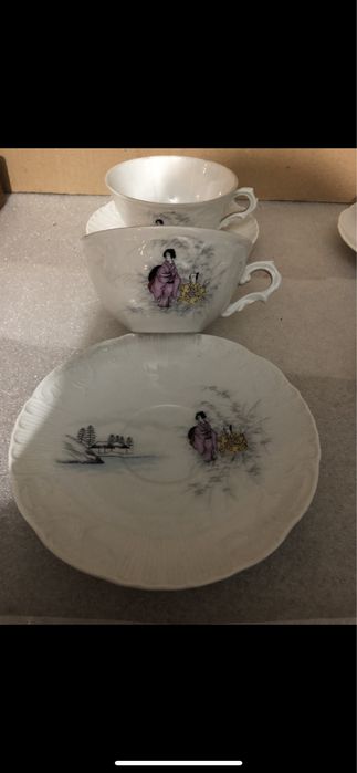 Chavenas e pires da vista alegre