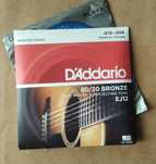 Струны для акустической гитары D'ADDARIO