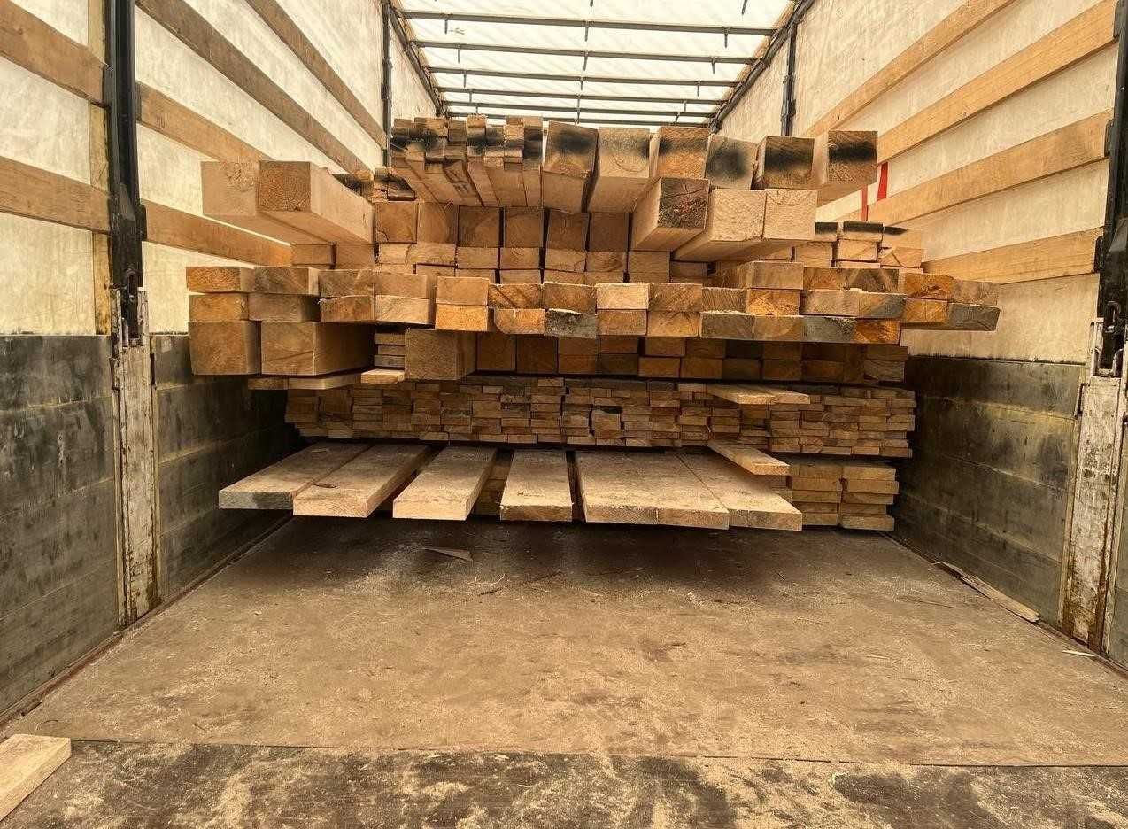 Пиломатеріали, брус 130*45*3м (дошка, кроква, доска вагонка). Доставка