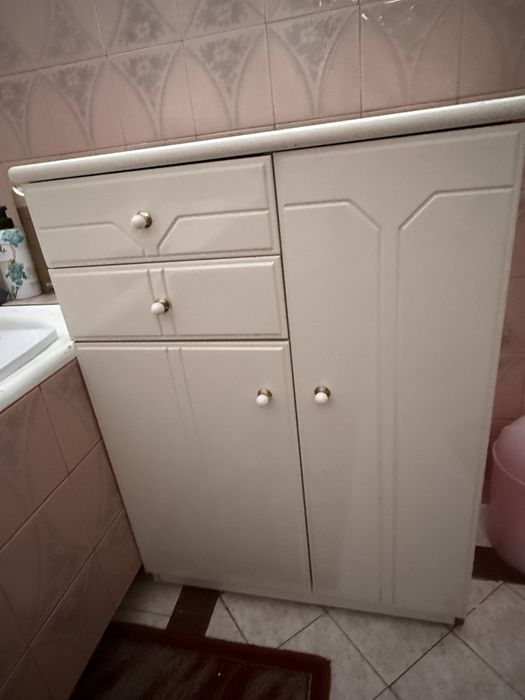 Szafka łazienkowa biala