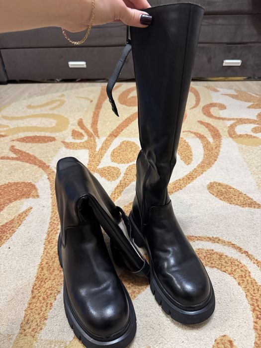 Зимові батфорди (сапоги) 38 розмір, натуральна шкіра, нові