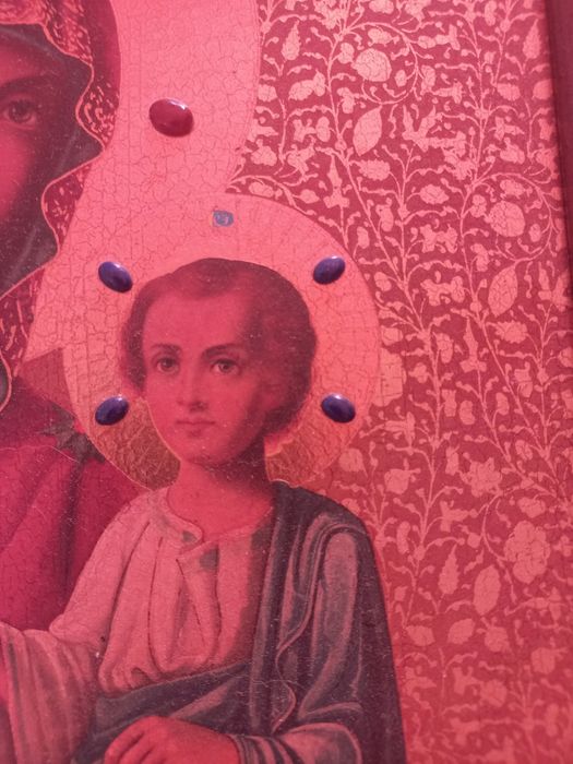 Ícone Bizantino da Virgem Maria Edição Limitada Certificada