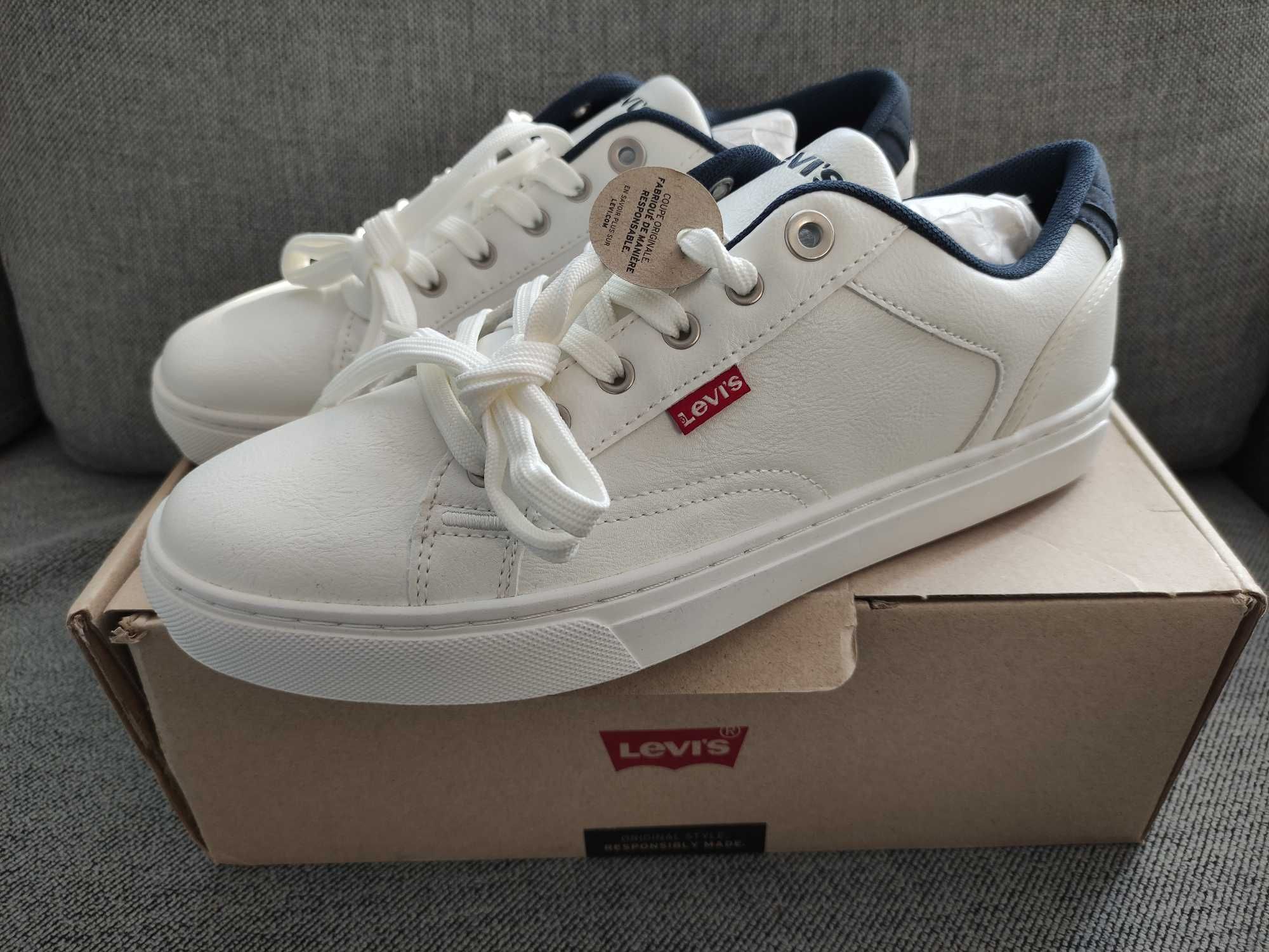 LEVIS Sneakersy białe | NOWE | Roz. 42 | 100% | ORYGIANLNE | Levi's