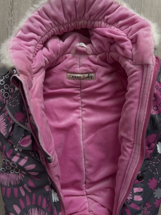 Зимовий комбінезон lenne для дівчинки 62 розмір 1000 грн
