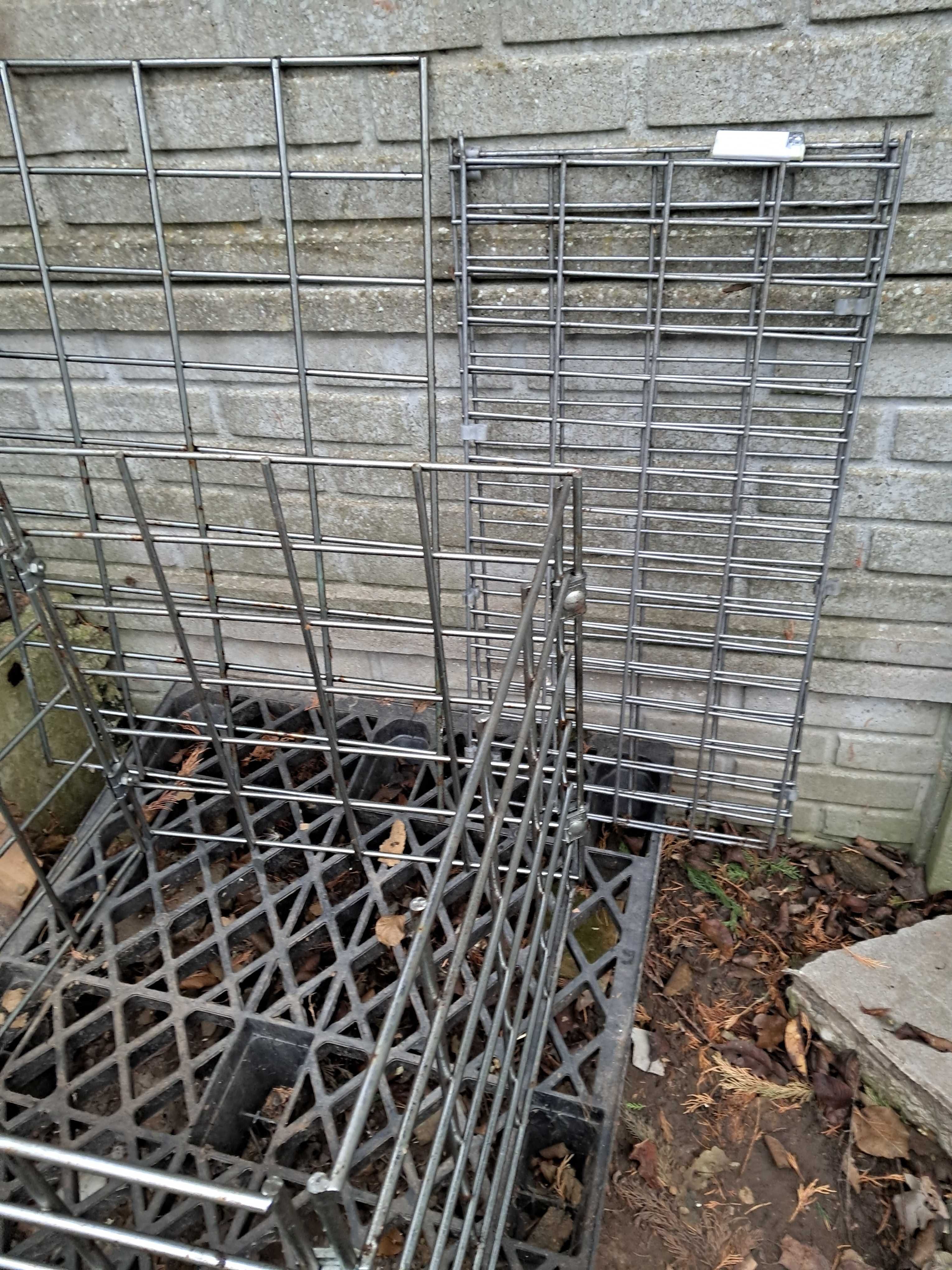 Regał metalowo - plastykowy
