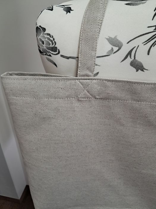 Duża torba Lniana na zakupy