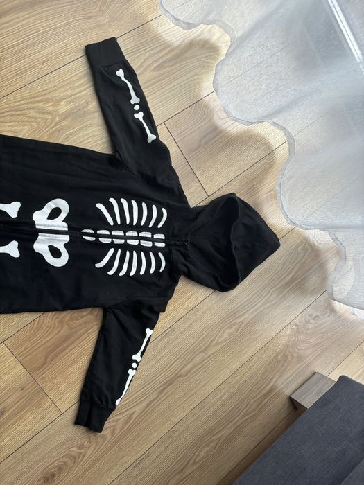 Kościotrup strój Halloween 98/104