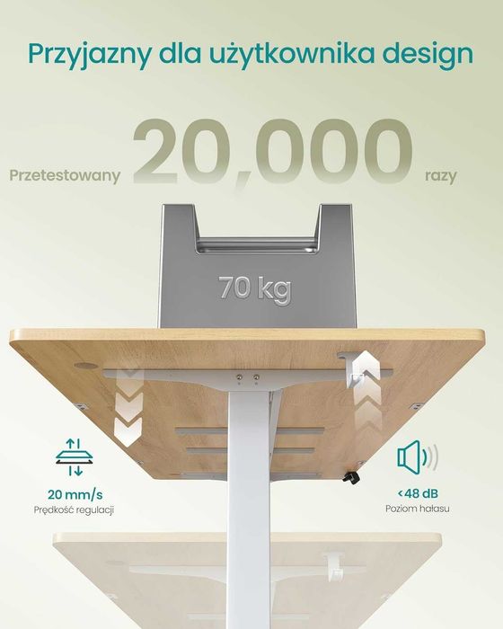 Nowe biurko elektryczne