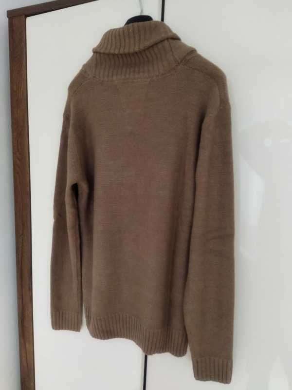 Męski sweter CARRY beżowy rozmiar XL