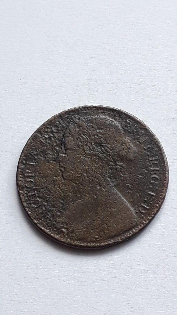 Moneta z roku 1866.