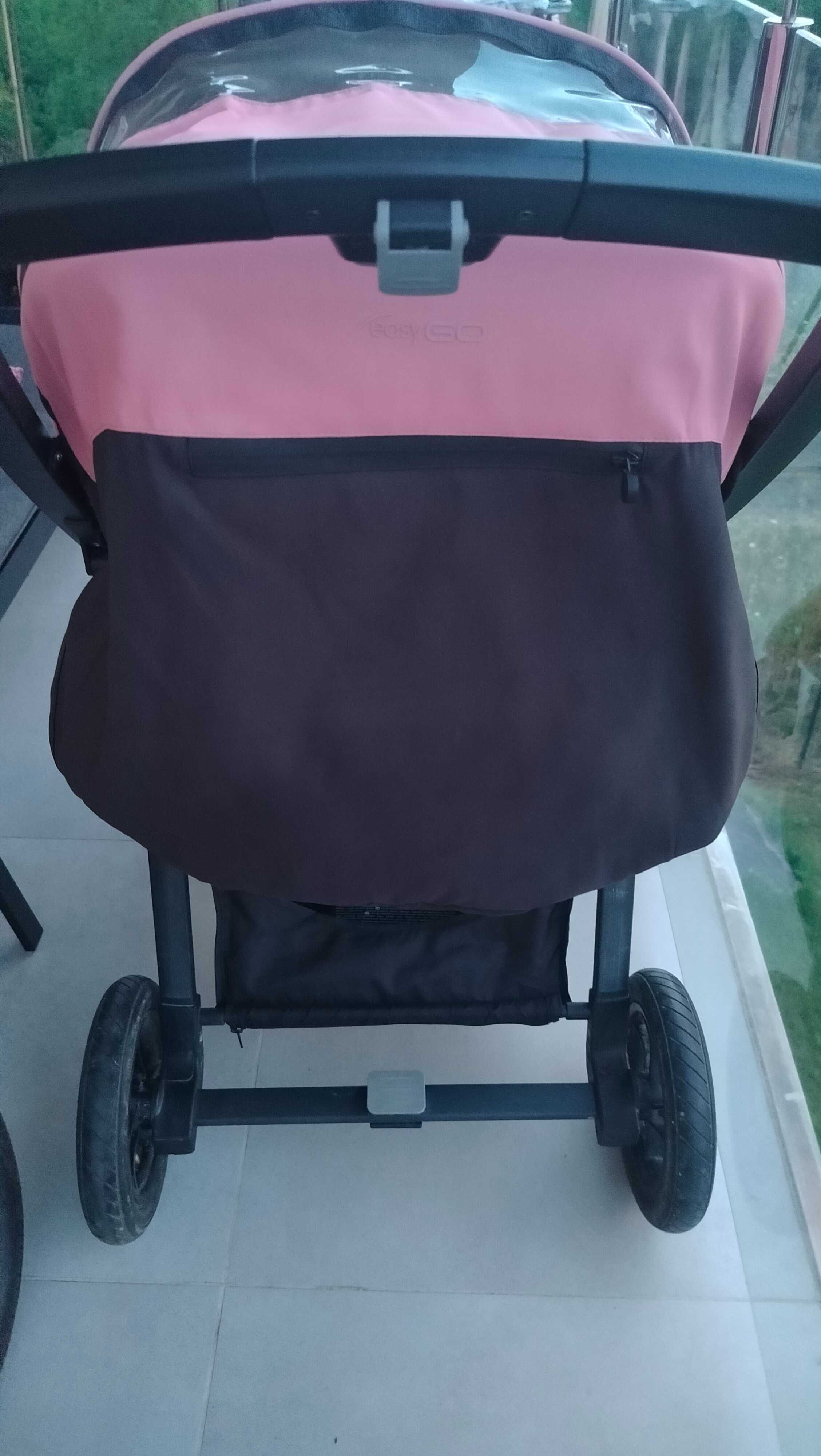 Wózek spacerowy EasyGo różowy