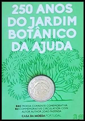 PORTUGAL - 2€ 250 Anos Jardim Botânico - BNC - 2018