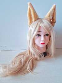 Peruca Wig Ahri K/DA League Of Legend Cosplays