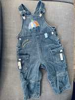 Pick Ouick r. 80 jeansowe ogrodniczki