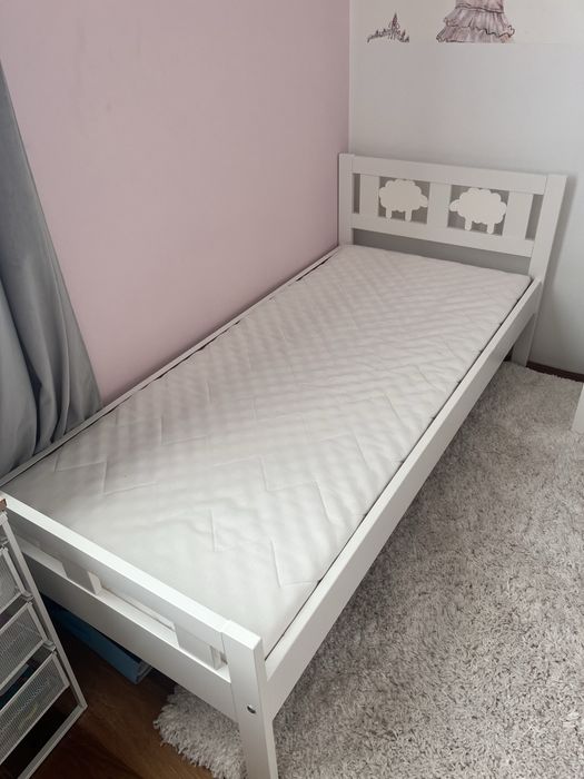 Łóżeczka dziecięce IKEA Krittrer x 2 z materacami