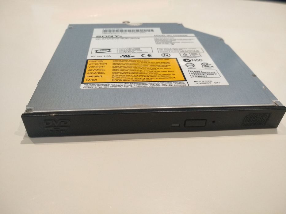 Napęd CD DVD  SONY model CRX830E, laptop lub obudowa zewnętrzna