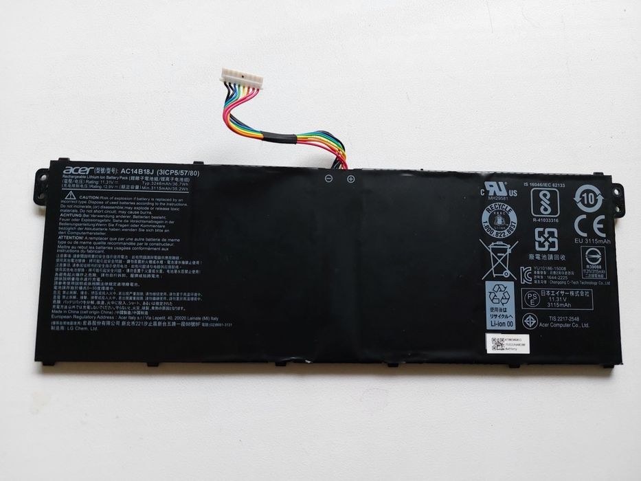 Акумулятор/батарея Acer AC14B18J