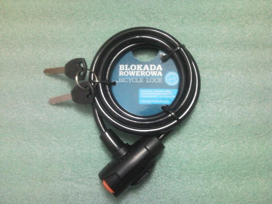Blokada rowerowa, zapięcie-Długie 1.8m