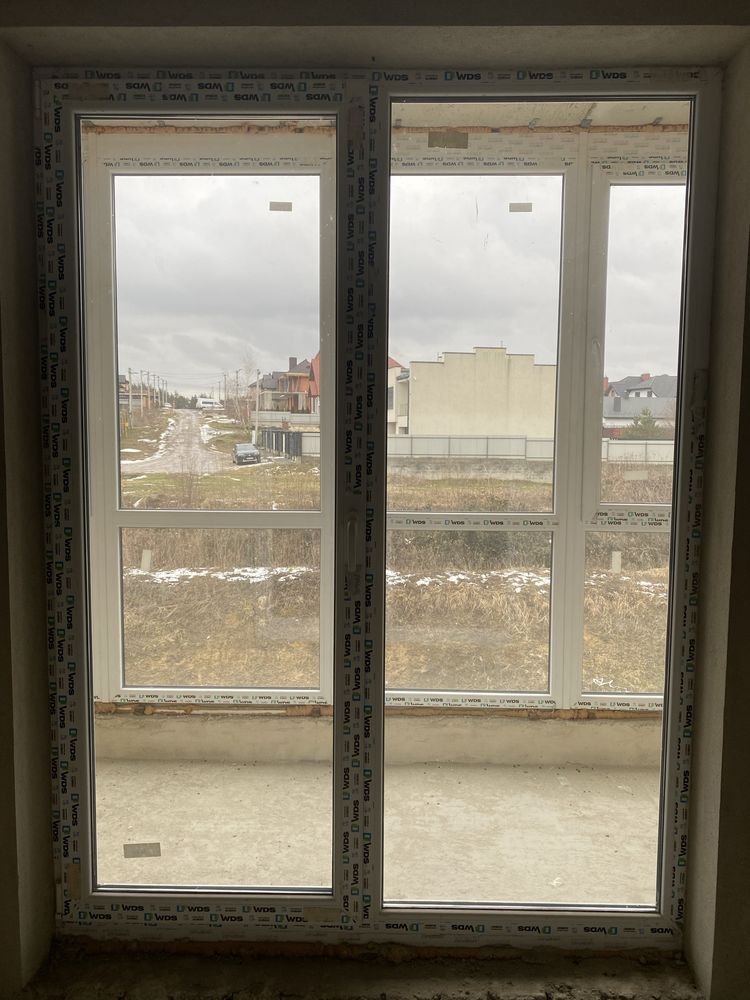 Вікно металопластикове, балконне