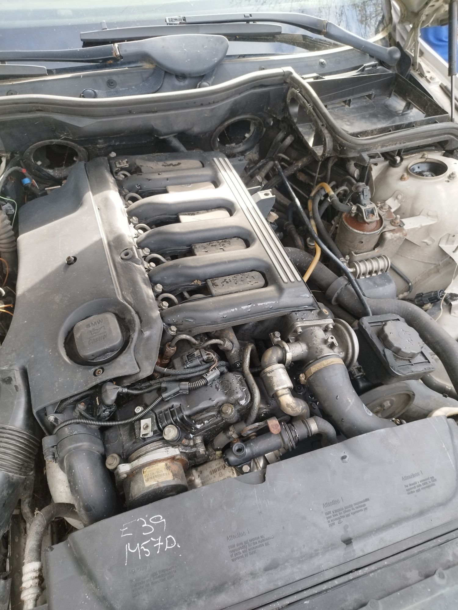 BMW E39 3.0 diesel m57 żeliwny blok całość jak na zdj