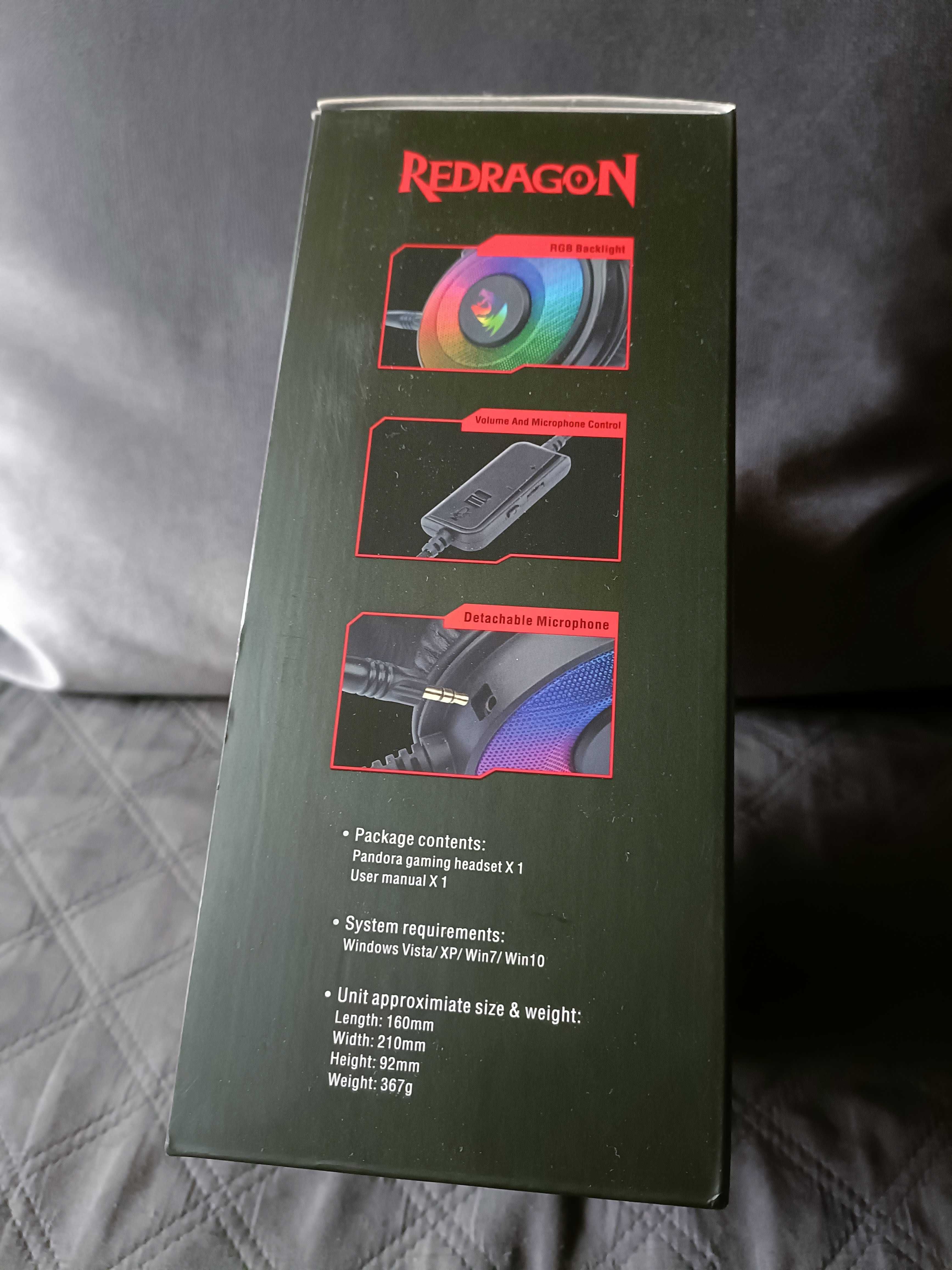 Nowe słuchawki Redragon Pandora H350 RGB