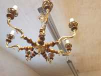 Żyrandol, lampa, antyk.