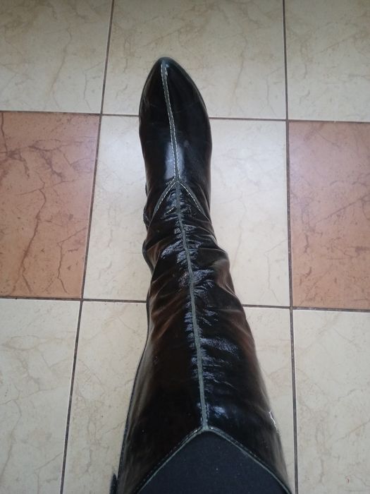 Зимові шкіряні сапожкі