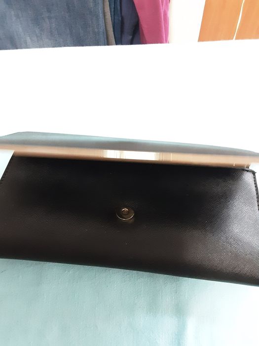 Bolsa pochete para cerimónia cor azul marinho