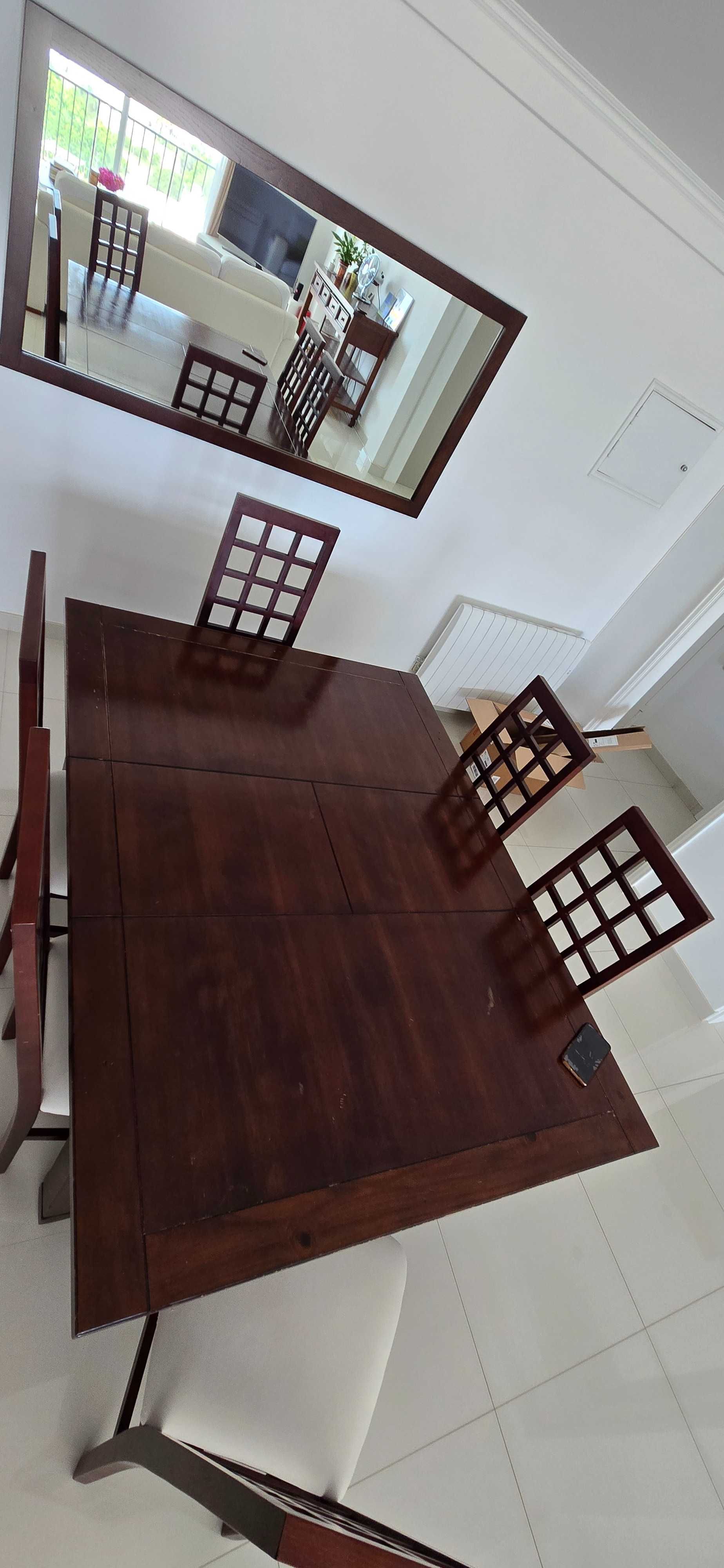 Great Quality Real Wood Table + 6 Chairs