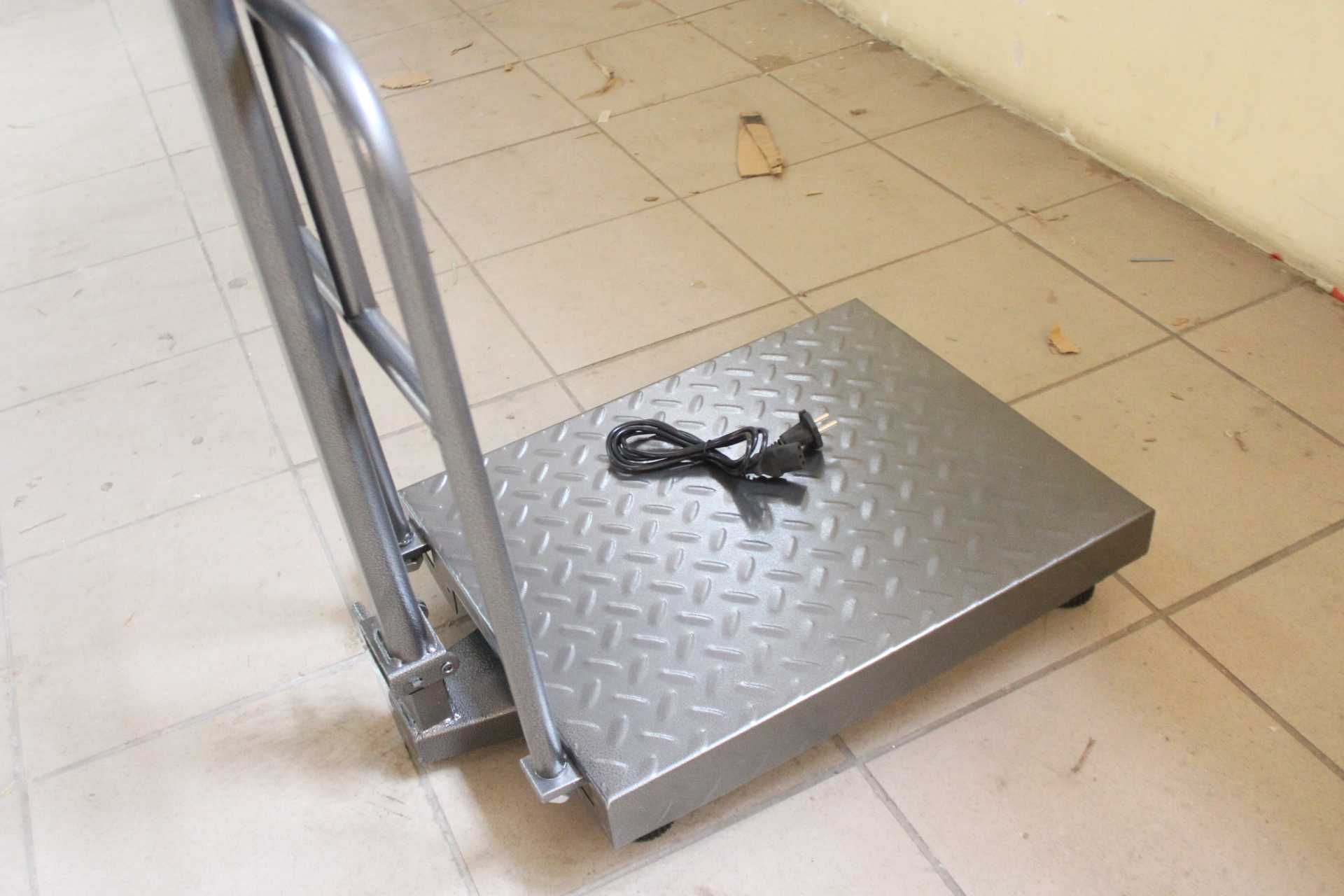 waga magazynowa sklepowa z oparciem 40x50 szala plecy PLATFORMOWA300KG
