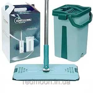Швабра лентяйка с ведром на 10 л и автоматическим отжимом, есть опт
