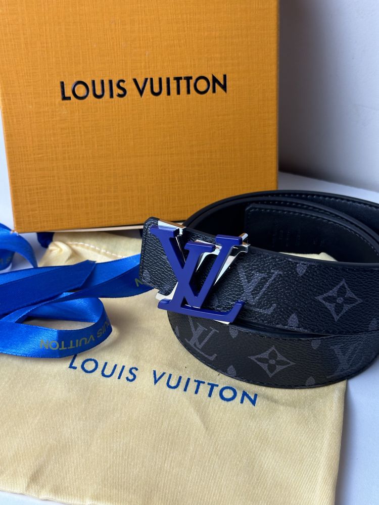 Luksusowy pasek Louis Vuitton Premium monogram limitowana edycja LV