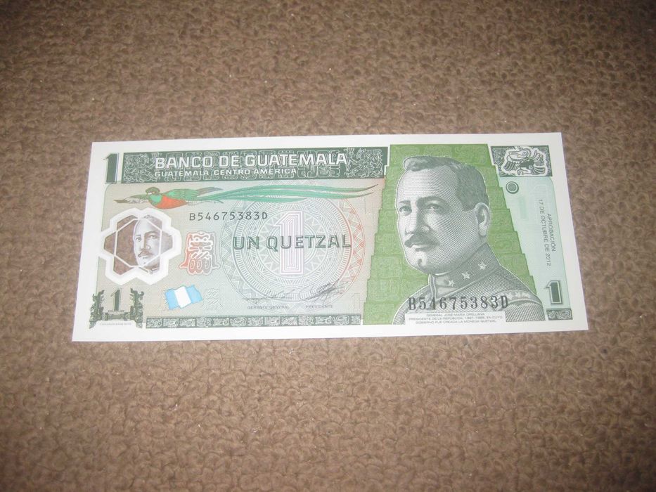 Nota da Guatemala "1 Quetzal" UNC