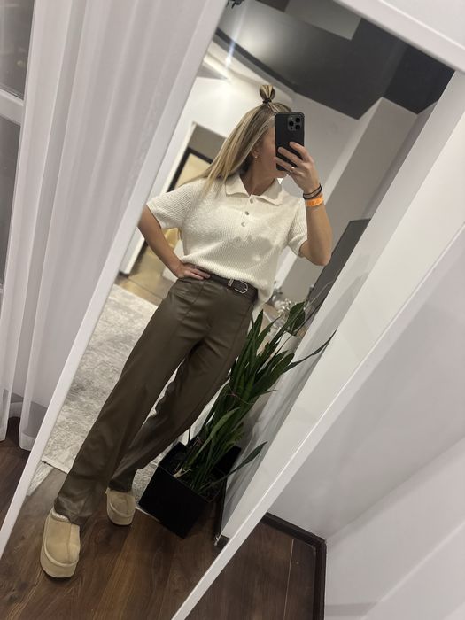 Поло кофта футболка кофточка короткий рукав reserved