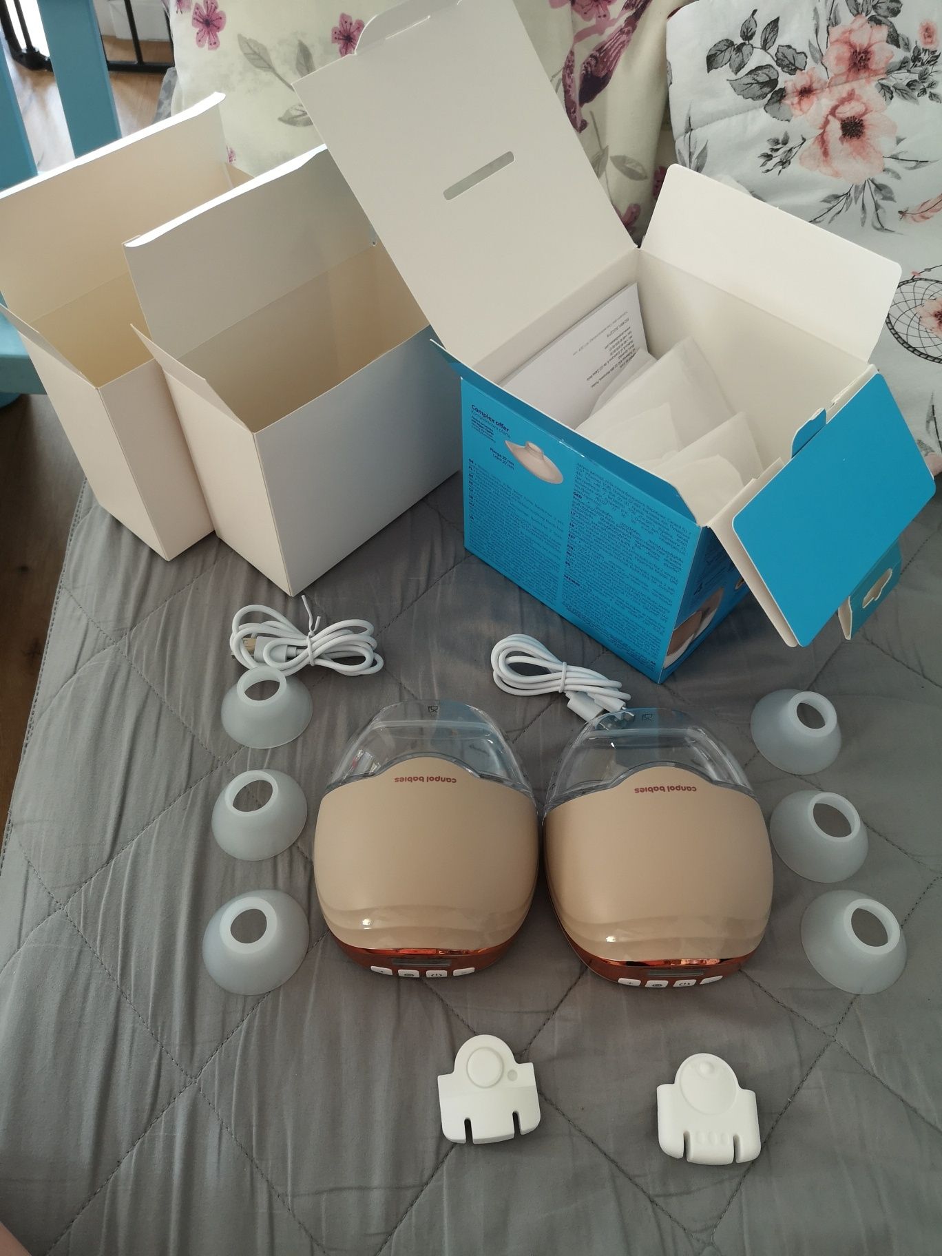 Laktator Canpol babies hands free muszlowy 2 szt