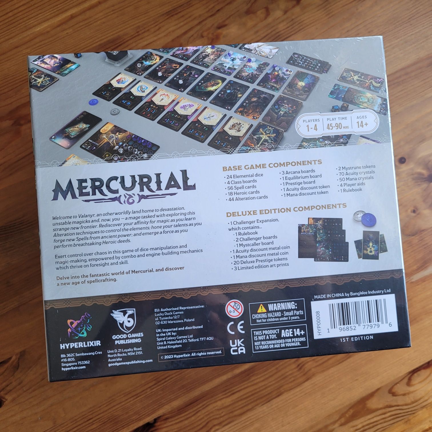 Gra planszowa Mercurial - edycja deluxe - NOWA