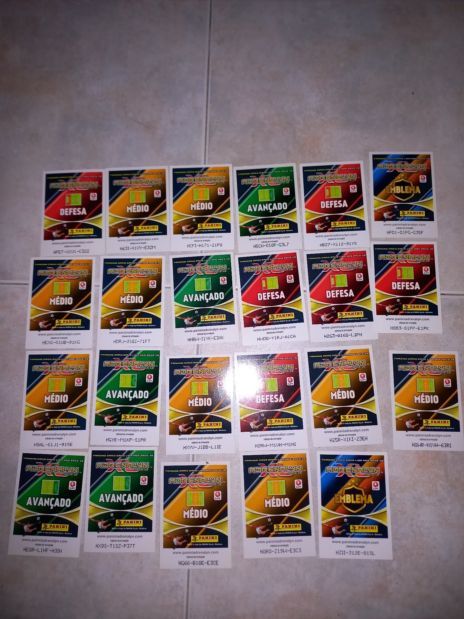 Cartas Liga Nos 2015