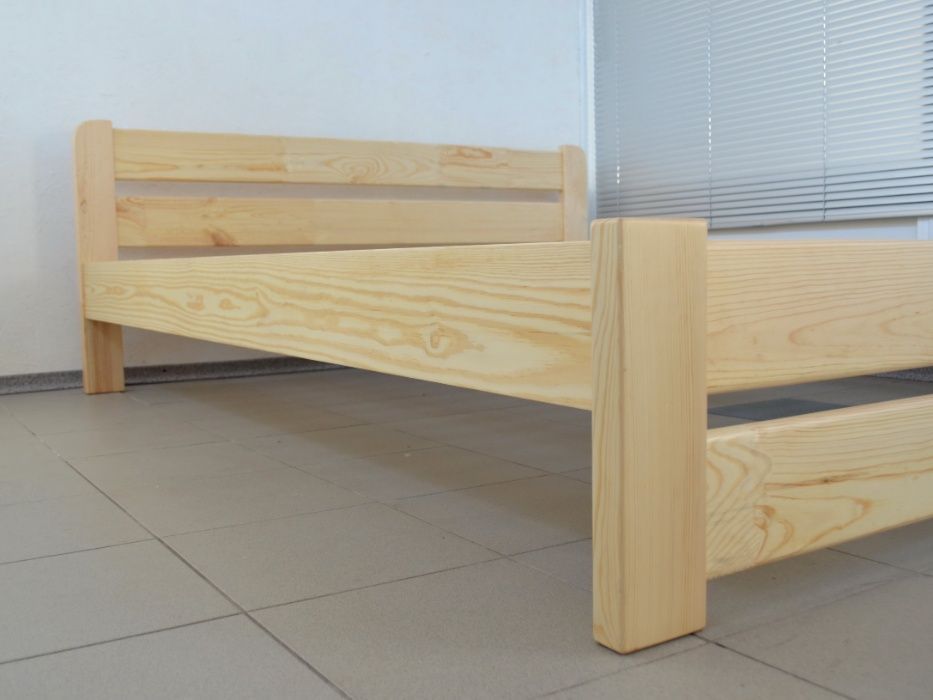 Кровать Двуспальная Деревянная Рич 140х200. Кровать из дерева.