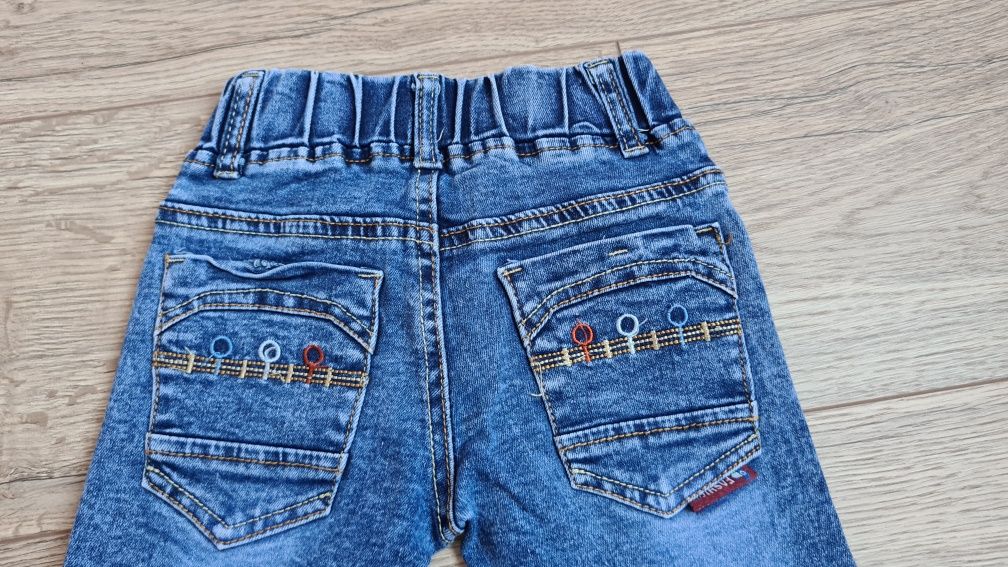 Spodnie dla chłopczyka spodenki jeansowe jeansy