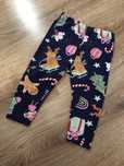 Świąteczne legginsy r. 80/86