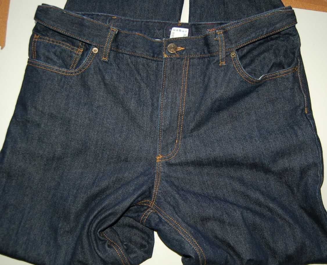 LANDS'END 54 W40 L33 PAS 106 jeansy ocieplane grubsze  jak nowe