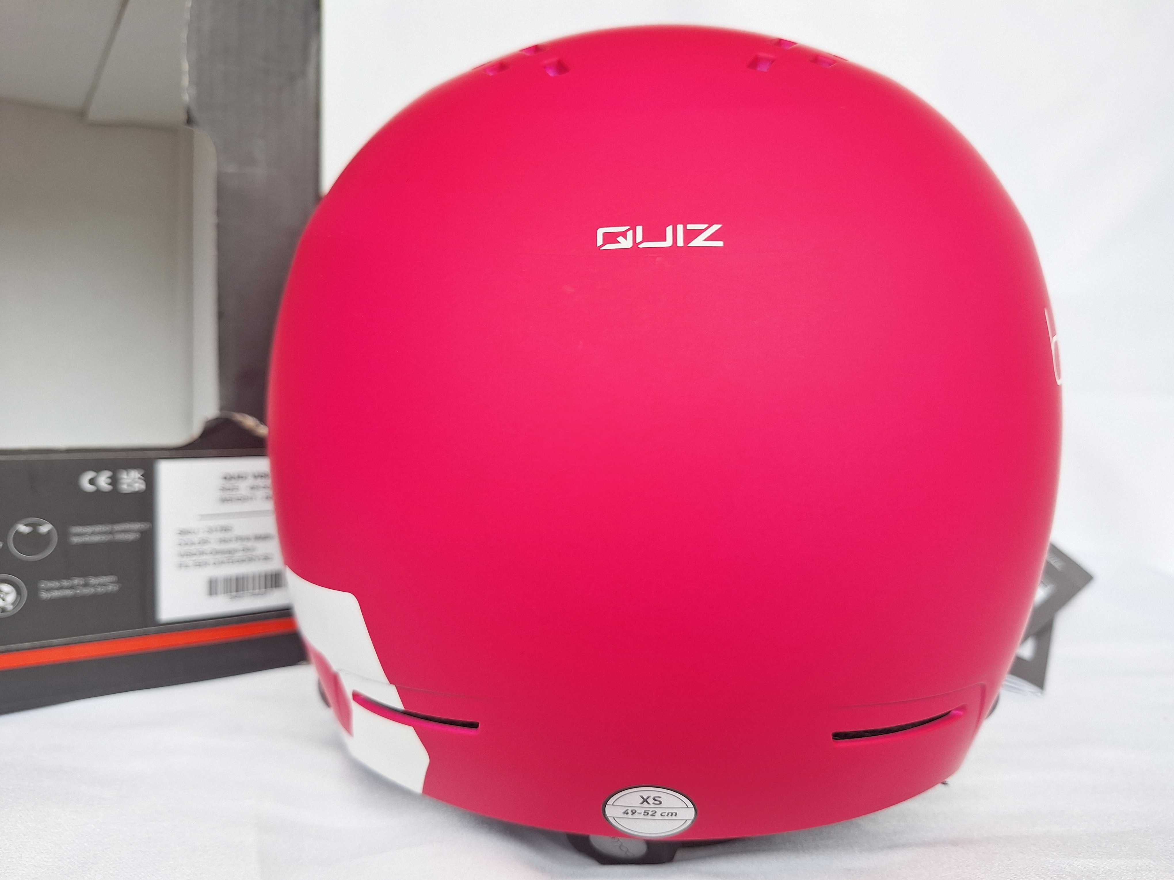 Kask dziecięcy narciarski Bolle Quiz Visor Hot Pink Matte XS 49-52cm