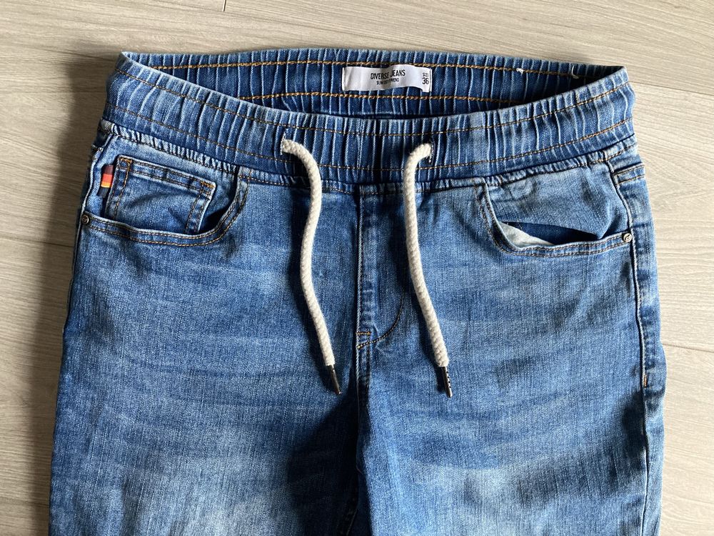 Spodnie męskie Jeansy Jogger Tregginsy 36 Diverse Jeans Slim Boyfriend